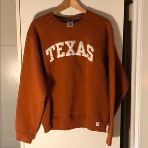 TEXAS Longhorns pullover in burnt orange